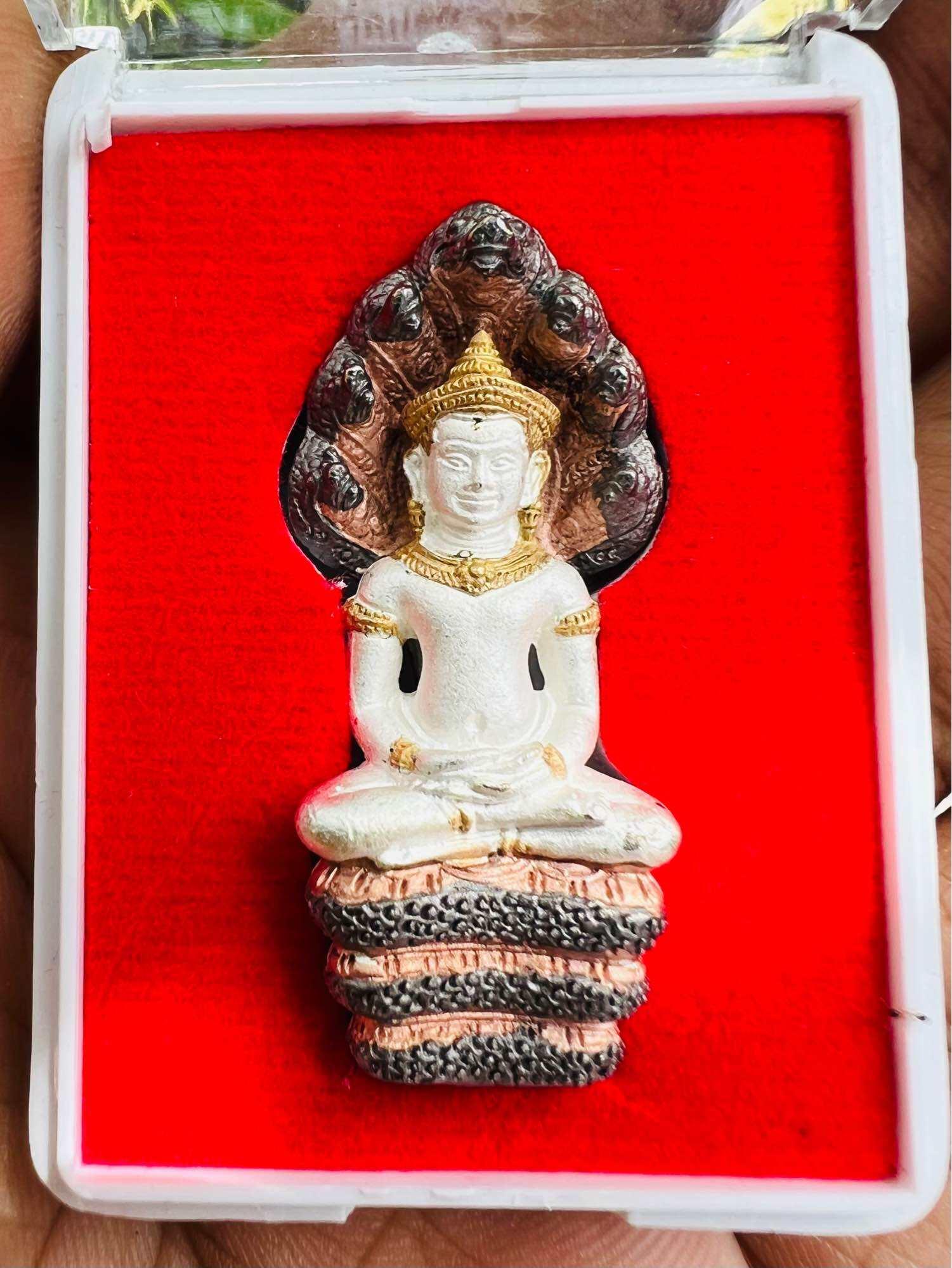 Phra Nak Prok Amulet by Luang Pu Kasem from Wat Mamuang Talod, Nakhon Si Thammarat 4K