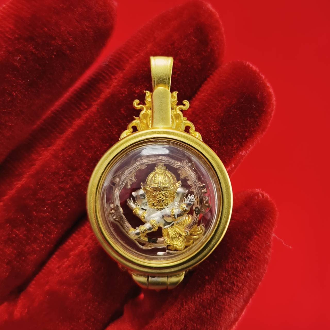 Phra Phikanet Thai Amulet Kanesnoy by Luang Pho Wijit for Authentic Spiritual Protection