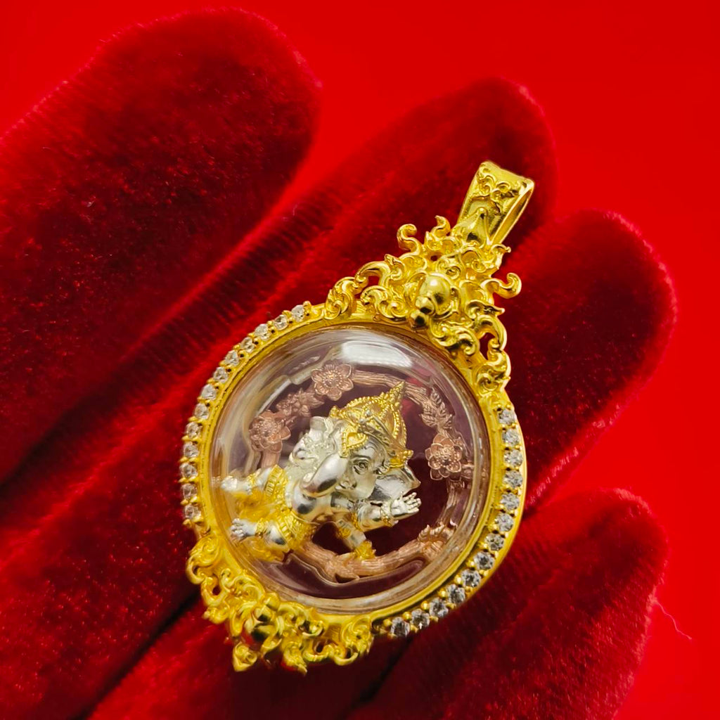 Phra Phikanet Thai Amulet Kanesnoy by Luang Pho Wijit for Authentic Spiritual Protection