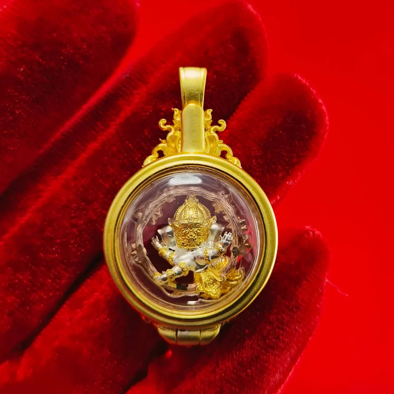 Phra Phikanet Thai Amulet Kanesnoy by Luang Pho Wijit for Authentic Spiritual Protection
