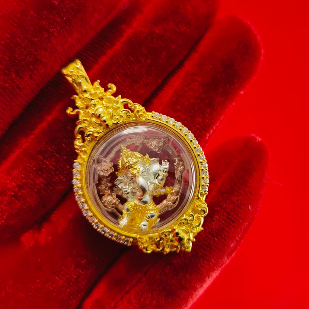 Phra Phikanet Thai Amulet Kanesnoy by Luang Pho Wijit for Authentic Spiritual Protection