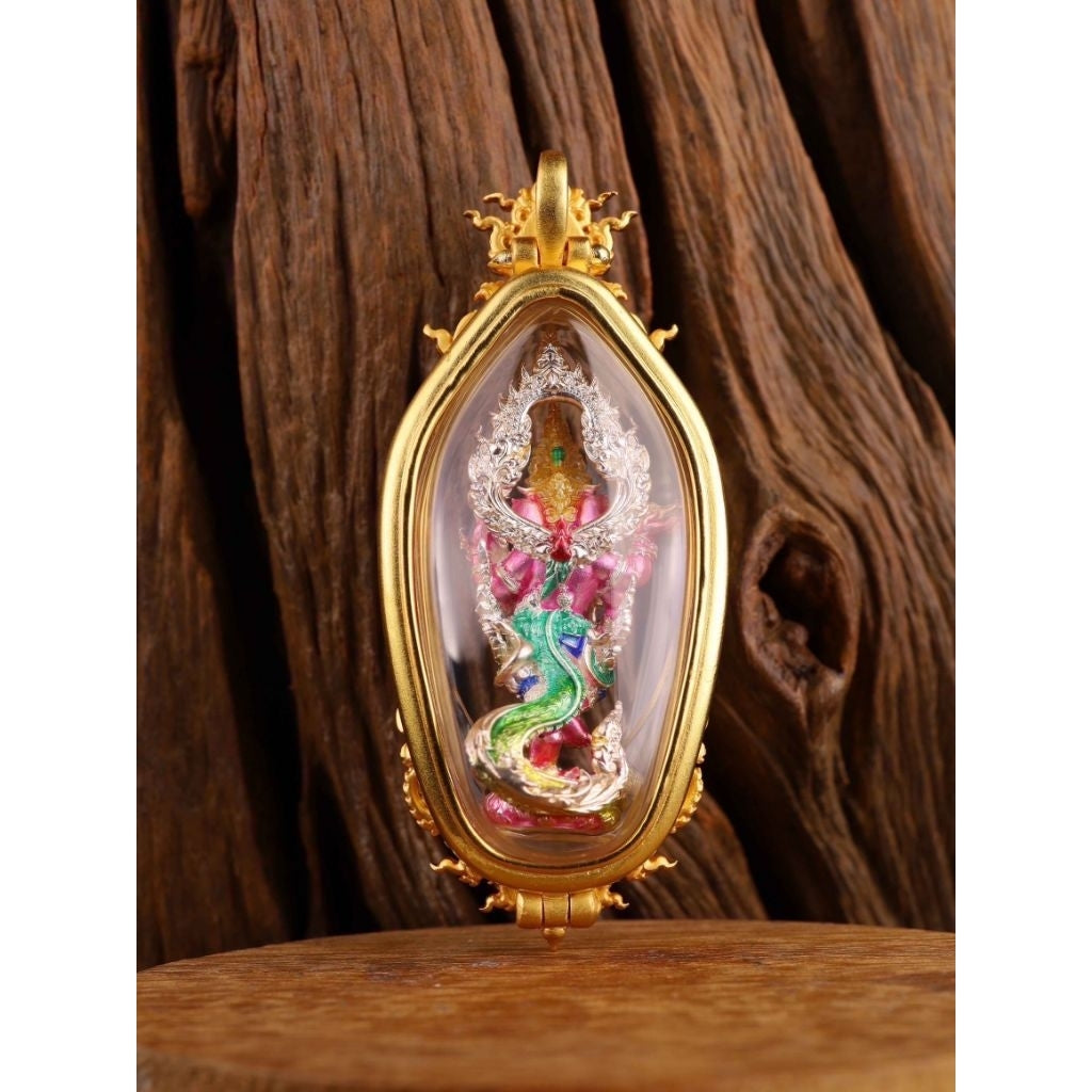Phra Phikanet Ganesh Amulet - Phra Srisriprataya Kanpati Edition for Abundance and Prosperity