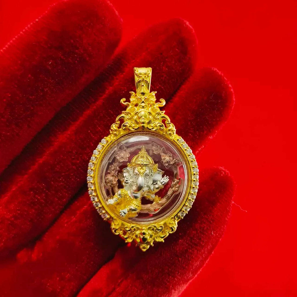 Phra Phikanet Thai Amulet Kanesnoy by Luang Pho Wijit for Authentic Spiritual Protection Default Title