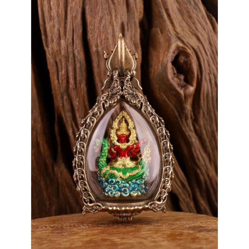 Phra Phrom Amulet for Prosperity - Borom Suk Khuea Cheewit for Abundance