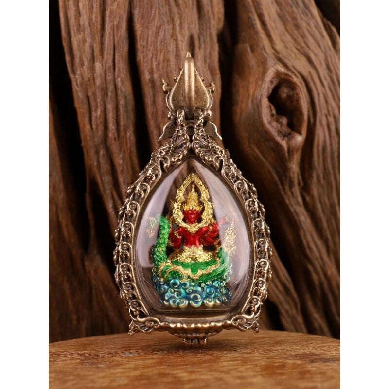 Phra Phrom Amulet for Prosperity - Borom Suk Khuea Cheewit for Abundance