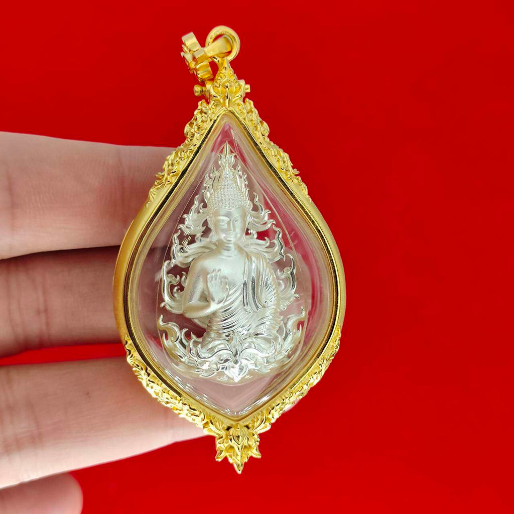 Phra Phuttha Arokaya Amulet Pendant for Spiritual Healing and Protection