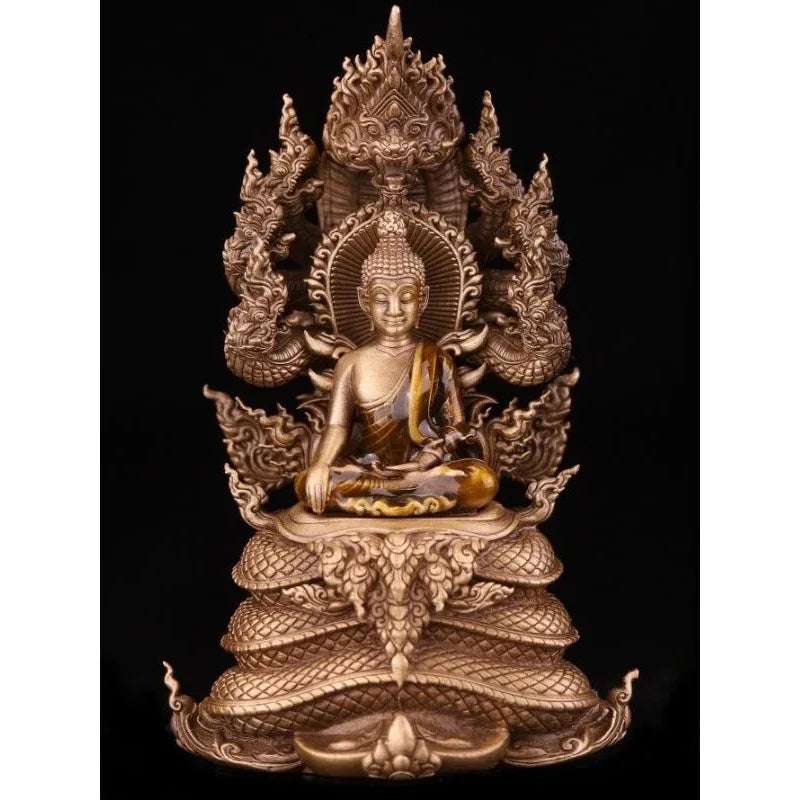 Phra Phuttha Srisattanakharat Amulet - Naga Prok Buddha Statue for Protection and Blessings Default Title