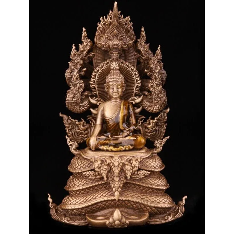 Phra Phuttha Srisattanakharat Amulet - Naga Prok Buddha Statue for Protection and Blessings Default Title