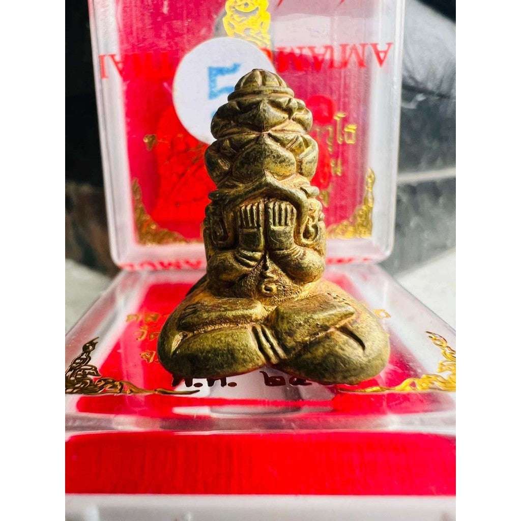 Phra Pidta Wealth Amulet - Thai Talisman for Protection, Luck, and Fortune Default Title