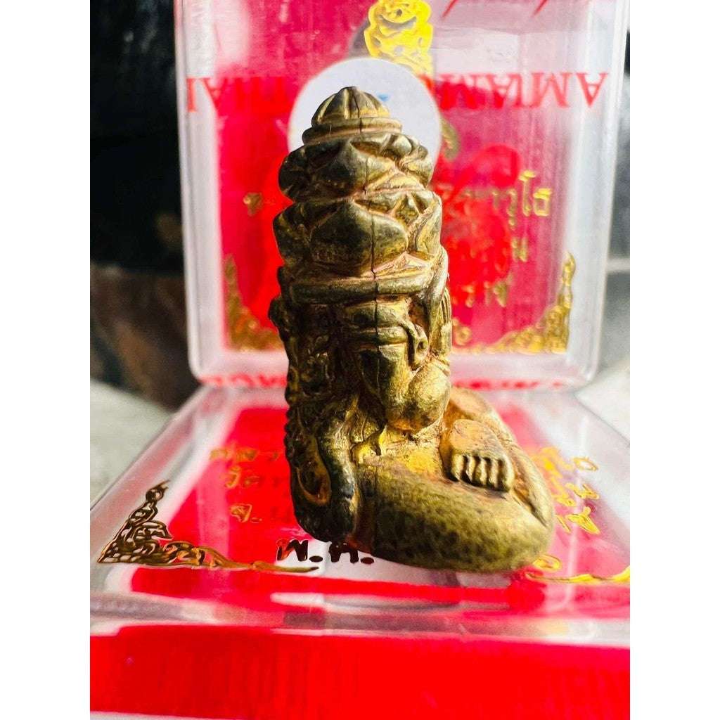 Phra Pidta Wealth Amulet - Thai Talisman for Protection, Luck, and Fortune
