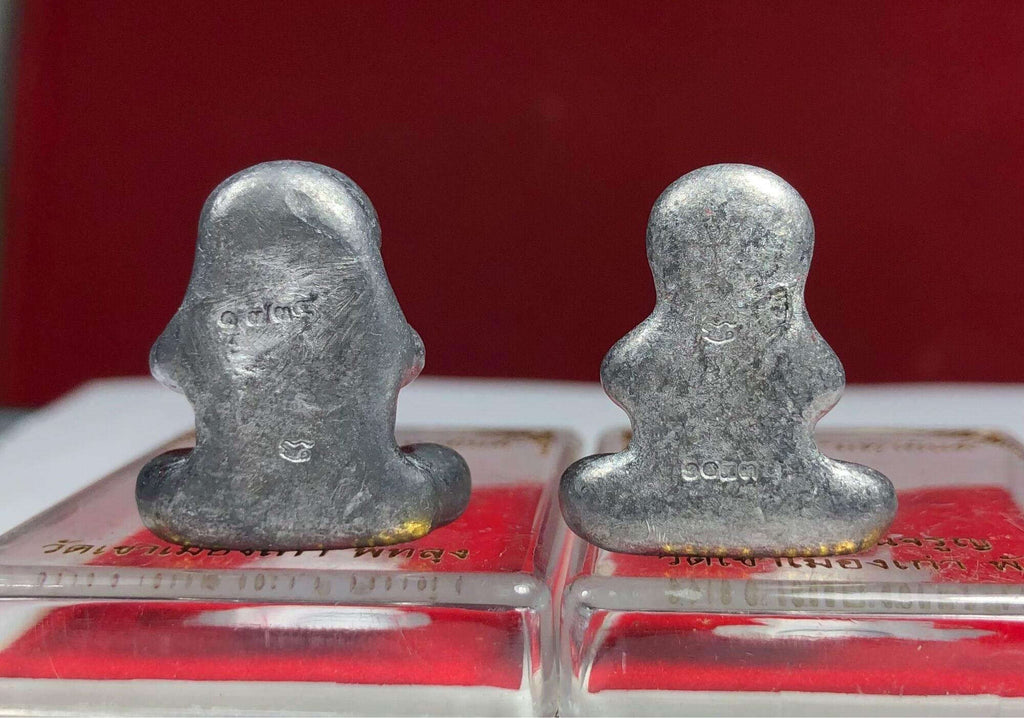 Phra Pidta Amulet - Maha Yan Silver Amulet for Sacred Protection and Good Luck