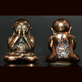 🪬Phra Pidta Charoen Lap “Lifelong Wealth” Amulet – Nawaloha Alloy, Blessed by Luang Pu Mahasila (B.E. 2567), Ultra-Compact 0.8 × 1.0 cm Prosperity Talisman