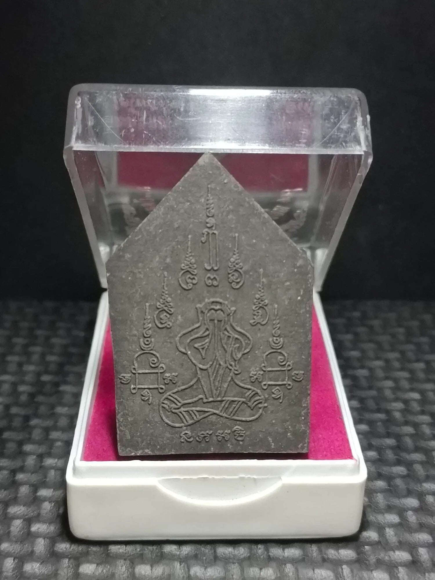 ✨ Phra Pidta Maha Phokha Sap Powder Amulet 108 – First Edition Blessed by Luang Pho Samnao, Wat Phosang Kho, Singburi Black 2Takrud