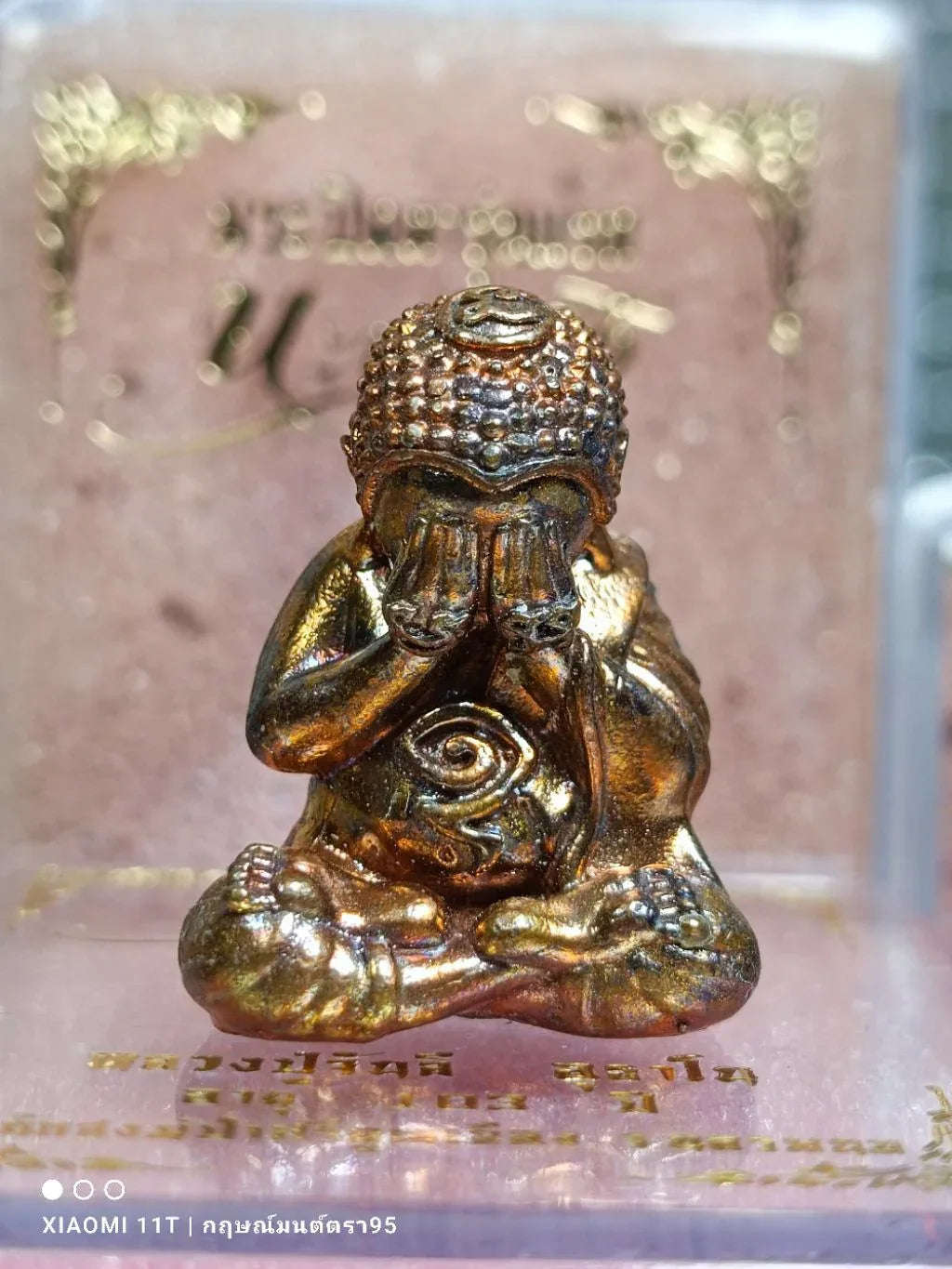 🙈 Phra Pidta "Na Pathamang" (1st Edition) - 2019 (B.E. 2562): Luang Pu Janlee Uthano (Age 103), Samnak Song Pa Si Khun Mueang – Ultimate Protection & Charm