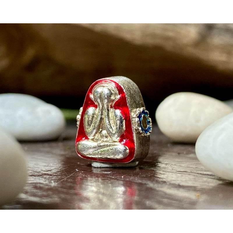 Phra Pidta Wealth Amulet - Gold Lucky Charm for Prosperity and Abundance