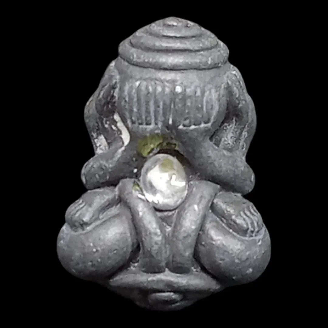 Phra Pitda Codit Ud Ruay Ruay - Supreme Fortune & Spiritual Armor, Lead Sacred Navel Diamond Edition Blessed by Luang Pu Jue