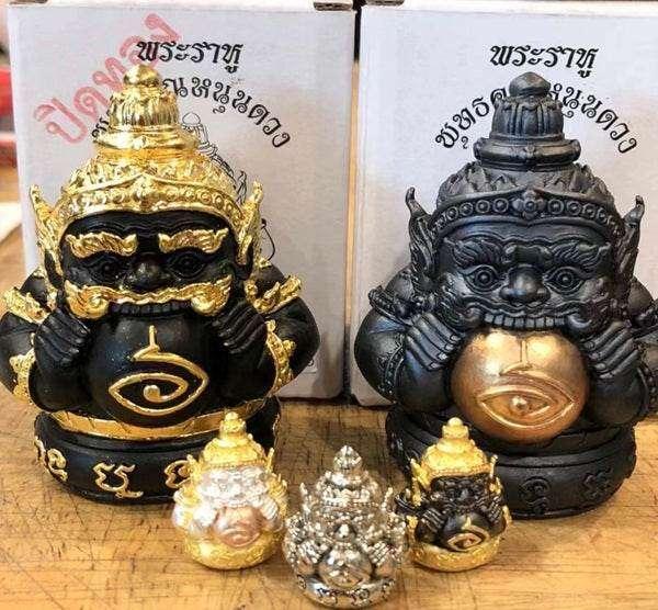 Phra Rahu Amulet for Luck - Genuine Thai Figurine for Prosperity and Fortune