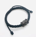 Phra Rahu Amulet for Luck - Transform Your Fate and Attract Prosperity Blackened fuse - black rope braid
