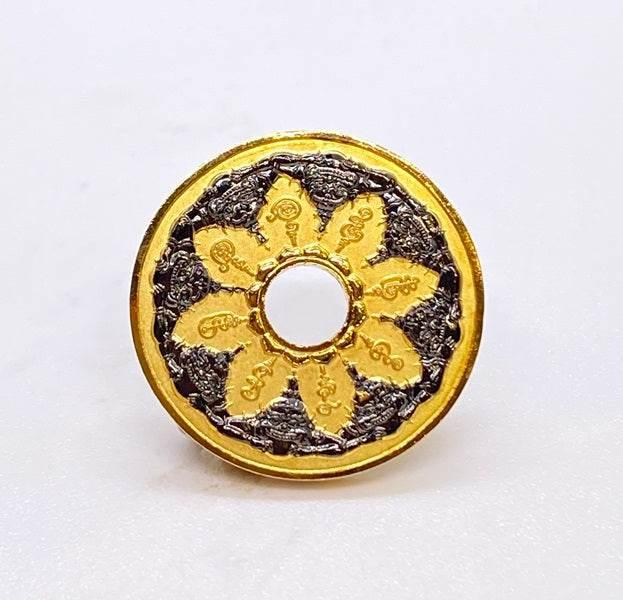 Phra Rahu Amulet for Powerful Protection and Talismanic Energy 2K (Gold-Black)