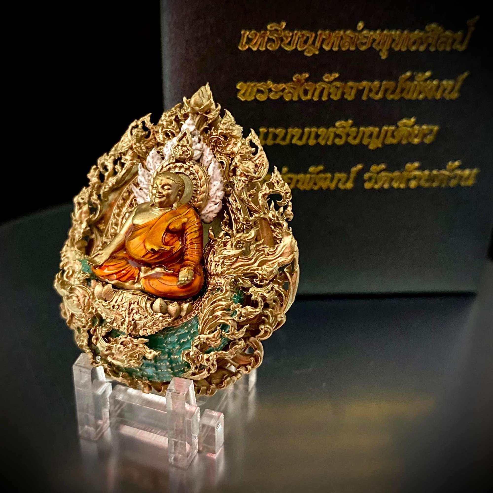 Phra Sangkajai Amulet for Wealth, Prosperity, and Protection