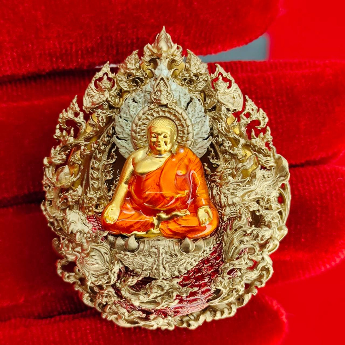 Abundant Prosperity Amulet - Phra Sangkajai Phatthana Upakut Udomsap for Wealth and Success