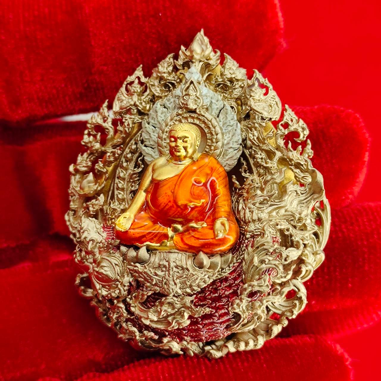 Abundant Prosperity Amulet - Phra Sangkajai Phatthana Upakut Udomsap for Wealth and Success
