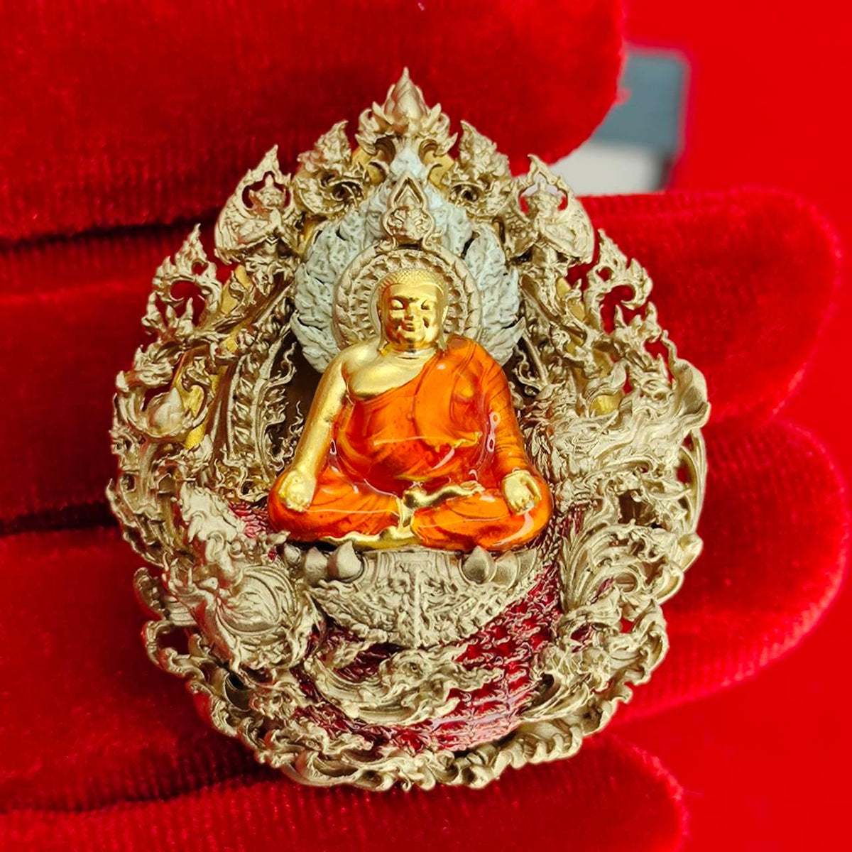 Abundant Prosperity Amulet - Phra Sangkajai Phatthana Upakut Udomsap for Wealth and Success