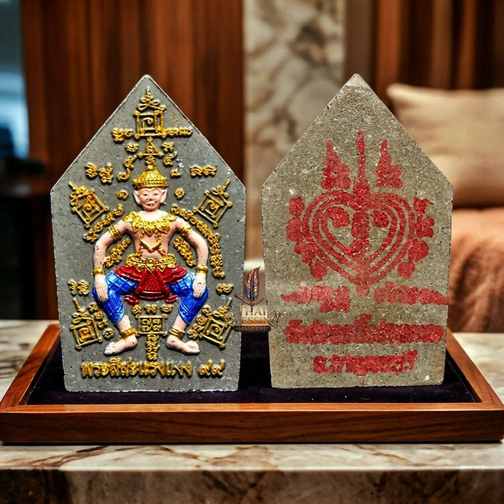 ✨ Phra Sila Laeng Aeng by Luang Pu Yam of Wat Sam Ngam, - Maha Saneh, Metta Mahaniyom & Playboy Charm Edition Thai Blessing Co By RURUECHA