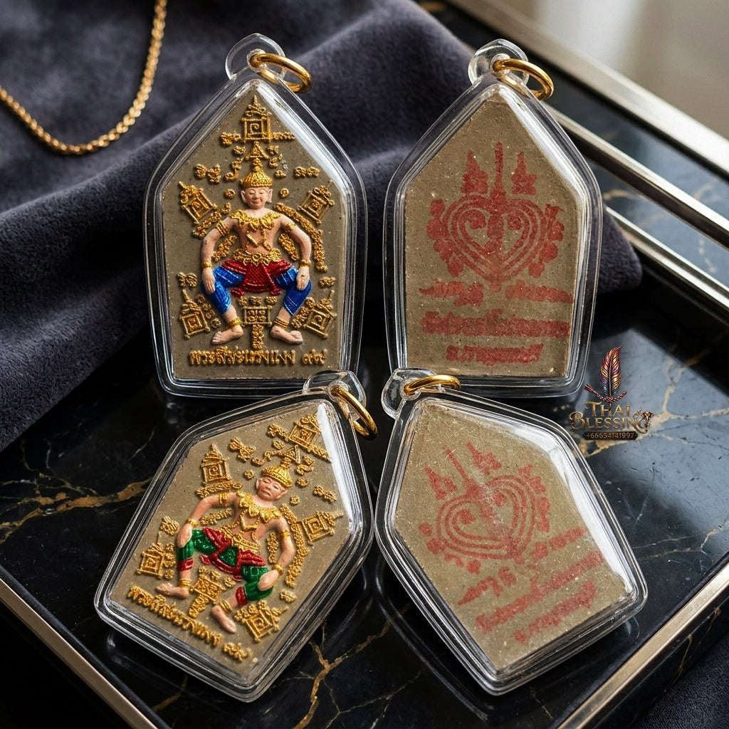 ✨ Phra Sila Laeng Aeng by Luang Pu Yam of Wat Sam Ngam, - Maha Saneh, Metta Mahaniyom & Playboy Charm Edition Thai Blessing Co By RURUECHA