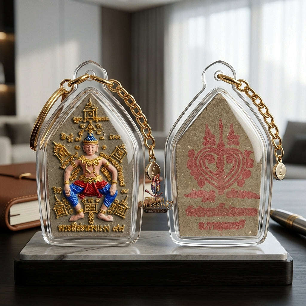✨ Phra Sila Laeng Aeng by Luang Pu Yam of Wat Sam Ngam, - Maha Saneh, Metta Mahaniyom & Playboy Charm Edition Thai Blessing Co By RURUECHA