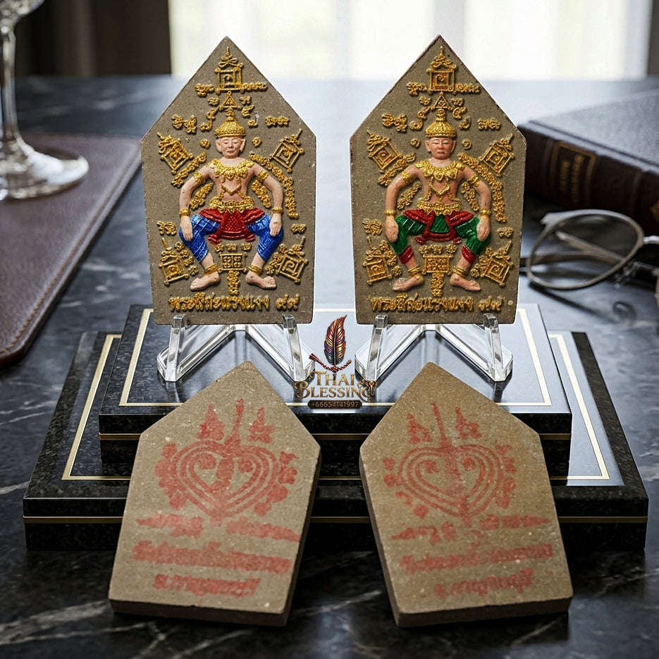 ✨ Phra Sila Laeng Aeng by Luang Pu Yam of Wat Sam Ngam, - Maha Saneh, Metta Mahaniyom & Playboy Charm Edition Thai Blessing Co By RURUECHA