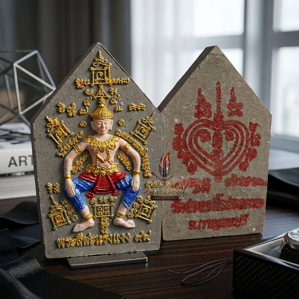 ✨ Phra Sila Laeng Aeng by Luang Pu Yam of Wat Sam Ngam, - Maha Saneh, Metta Mahaniyom & Playboy Charm Edition Thai Blessing Co By RURUECHA