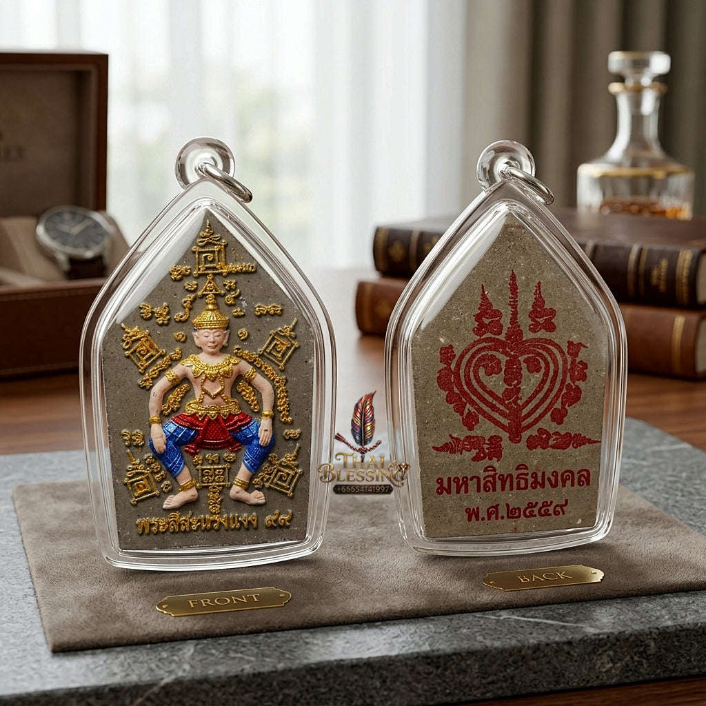 ✨ Phra Sila Laeng Aeng by Luang Pu Yam of Wat Sam Ngam, - Maha Saneh, Metta Mahaniyom & Playboy Charm Edition Thai Blessing Co By RURUECHA