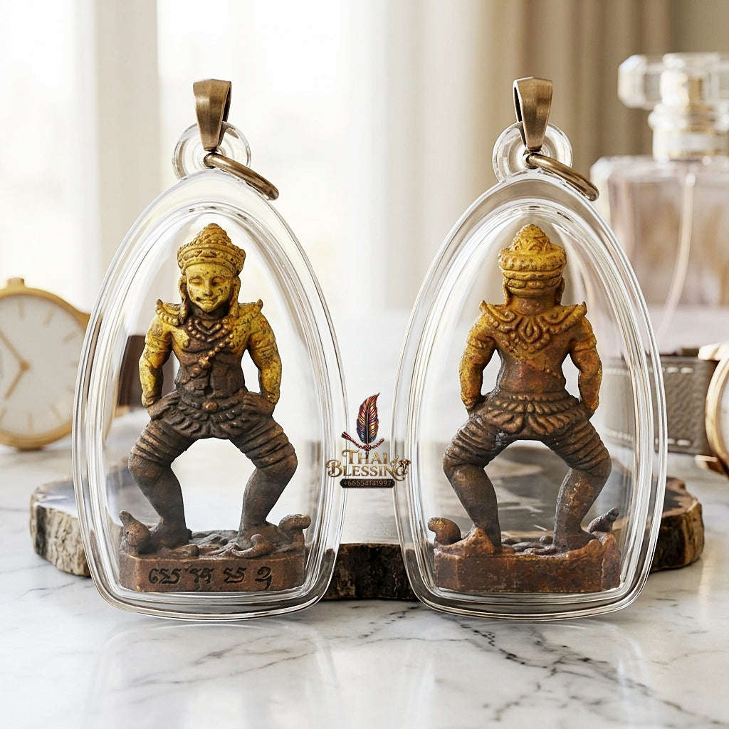 ✨ Phra Sila Laeng Aeng (Thong Chanuan Phiang Fai Edition, 2569 / 2026) - Luang Ta Ruam / Wat Khok Samran Thai Blessing Co By RURUECHA