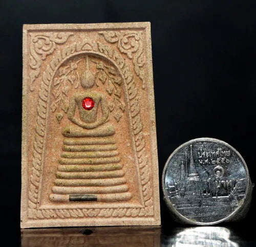 ✨ Phra Somdej 9 Layers Brown Wood Powder Edition – Longevity Version by Luang Pu Key, Wat Sri Lam Yong, Surin