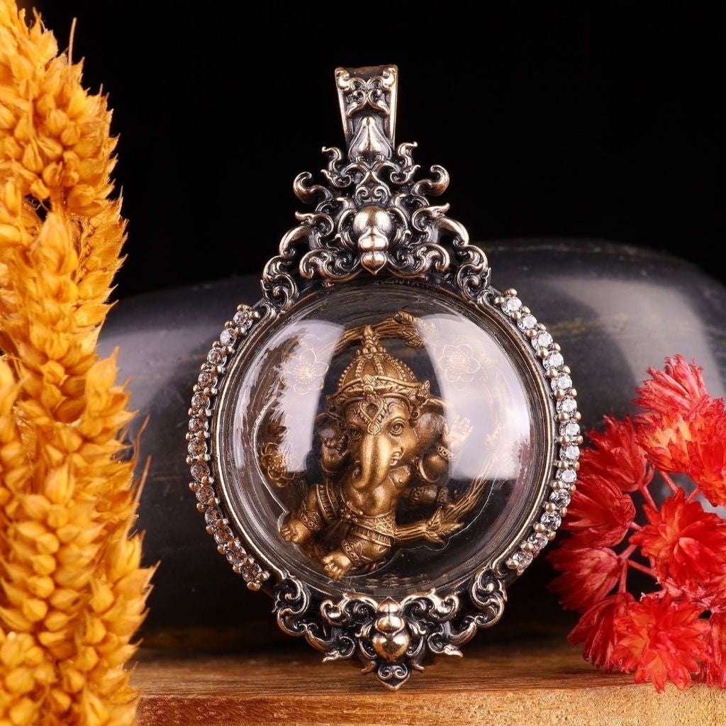 Phra Sri Bala Kanpati Ganesh Amulet for Success, Prosperity, Protection and Abundance Default Title
