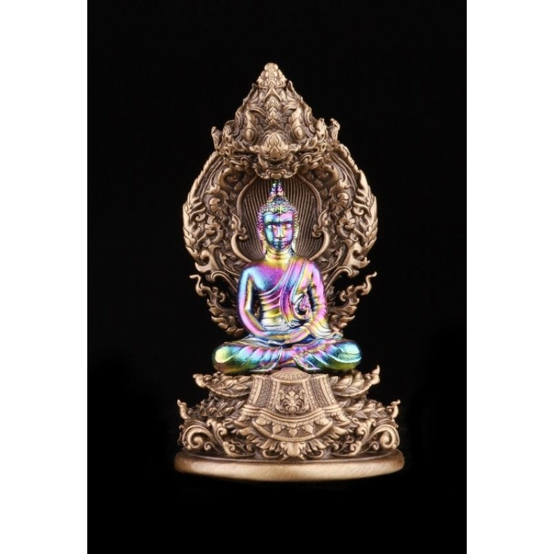 Phra Wimuttisuk Amulet - Powerful Naga Buddha of Fortune for Sale Default Title