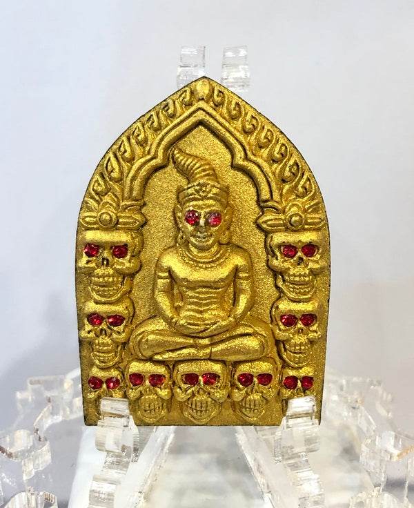 Phrai Ngern Lan Amulet for Wealth - Thai Religious Decor ร้านค้าของฉัน Pink Gold Pink-Gold-