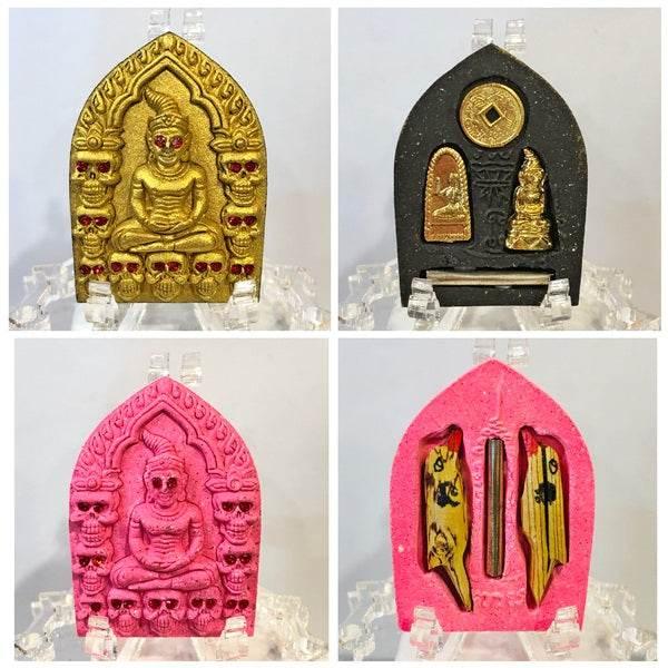 Phrai Ngern Lan Amulet for Wealth - Thai Prosperity Religious Decor