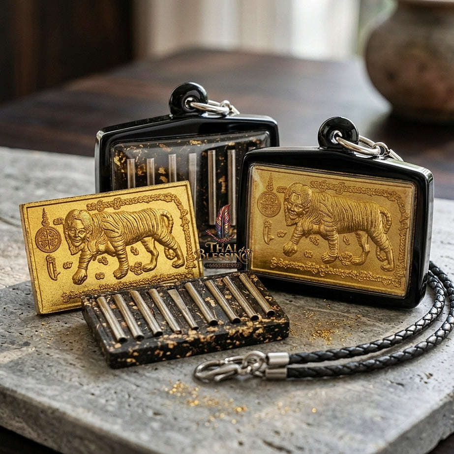 Phya Saming Nari Pendant Thai Amulet Protection talisman good luck charm spiritual jewelry Majestic Lanna Spellcraft & Enchantment Energy Phya Saming Nari Thai Blessing Co By RURUECHA