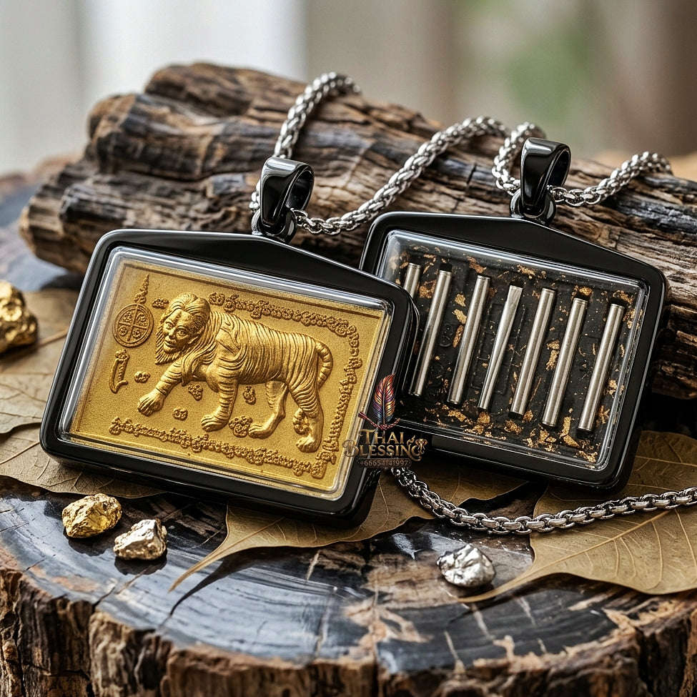 Phya Saming Nari Pendant Thai Amulet Protection talisman good luck charm spiritual jewelry Majestic Lanna Spellcraft & Enchantment Energy Phya Saming Nari Thai Blessing Co By RURUECHA
