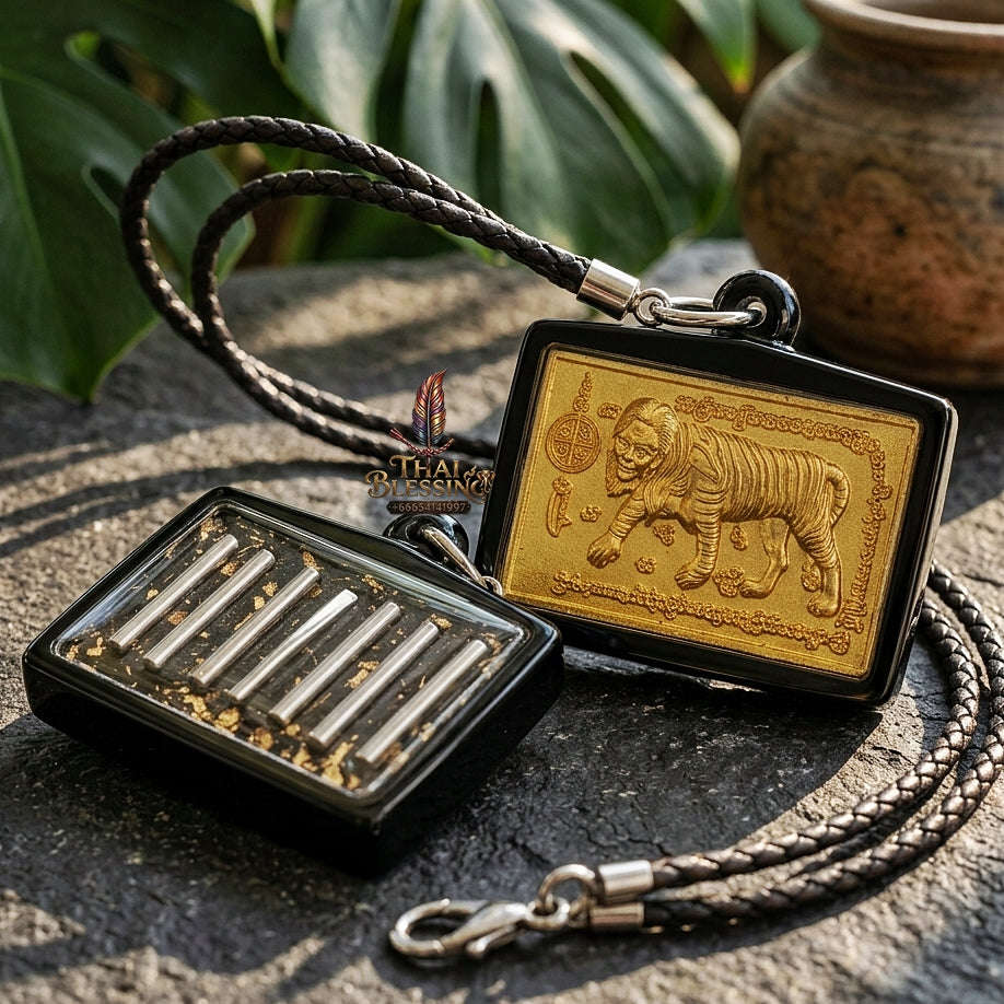 Phya Saming Nari Pendant Thai Amulet Protection talisman good luck charm spiritual jewelry Majestic Lanna Spellcraft & Enchantment Energy Phya Saming Nari Thai Blessing Co By RURUECHA