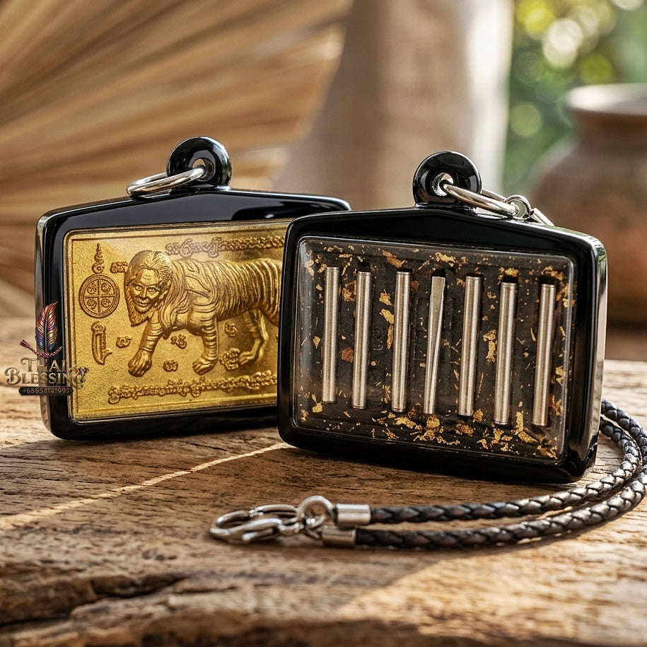 Phya Saming Nari Pendant Thai Amulet Protection talisman good luck charm spiritual jewelry Majestic Lanna Spellcraft & Enchantment Energy Phya Saming Nari Thai Blessing Co By RURUECHA