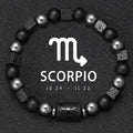 ✨ Planet Bracelet with Eight Planet Stones & 12 Zodiac Signs – Natural Stone Beads | Christmas & Birthday Gift Jewelry for Astrology Enthusiasts Scorpio1