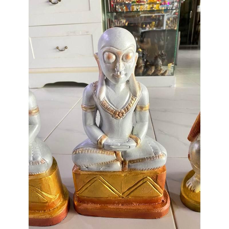Pong Ngang Mahalap Amulet Statue Set for Prosperity and Protection – Embrace Abundance Today!