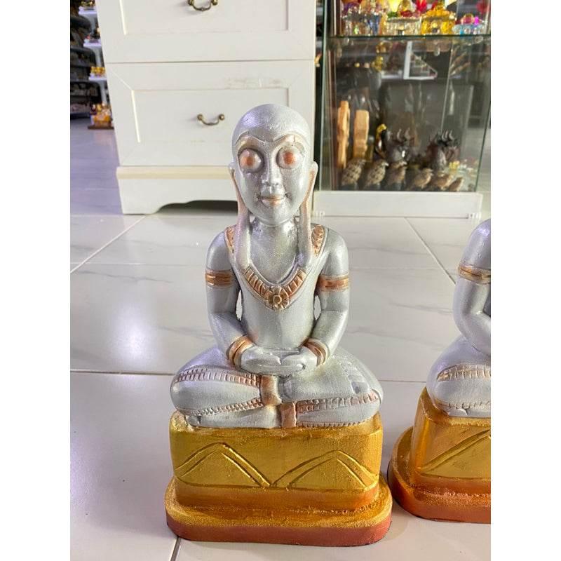 Pong Ngang Mahalap Amulet Statue Set for Prosperity and Protection – Embrace Abundance Today!