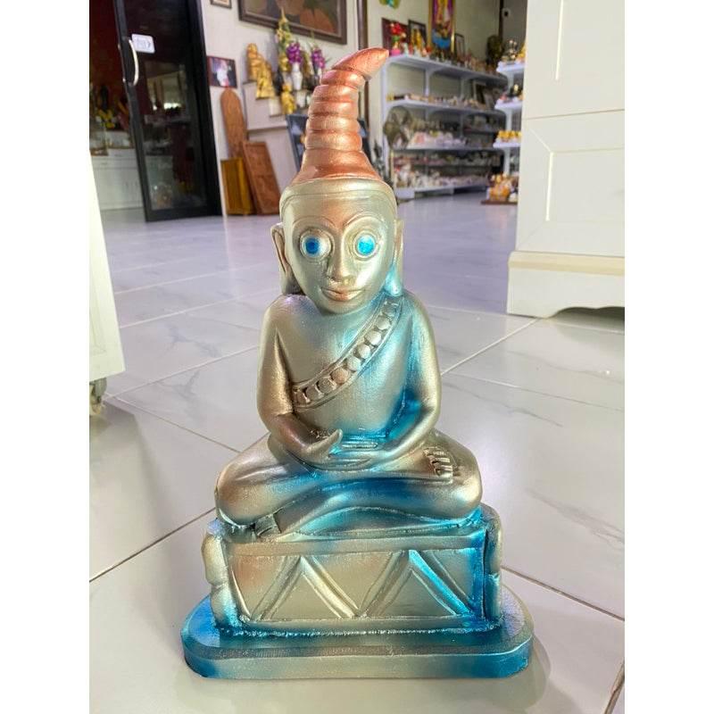 Pong Ngang Mahalap Amulet Statue Set for Prosperity and Protection – Embrace Abundance Today!