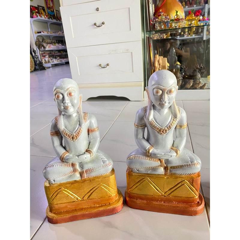 Pong Ngang Mahalap Amulet Statue Set for Prosperity and Protection – Embrace Abundance Today! Default Title