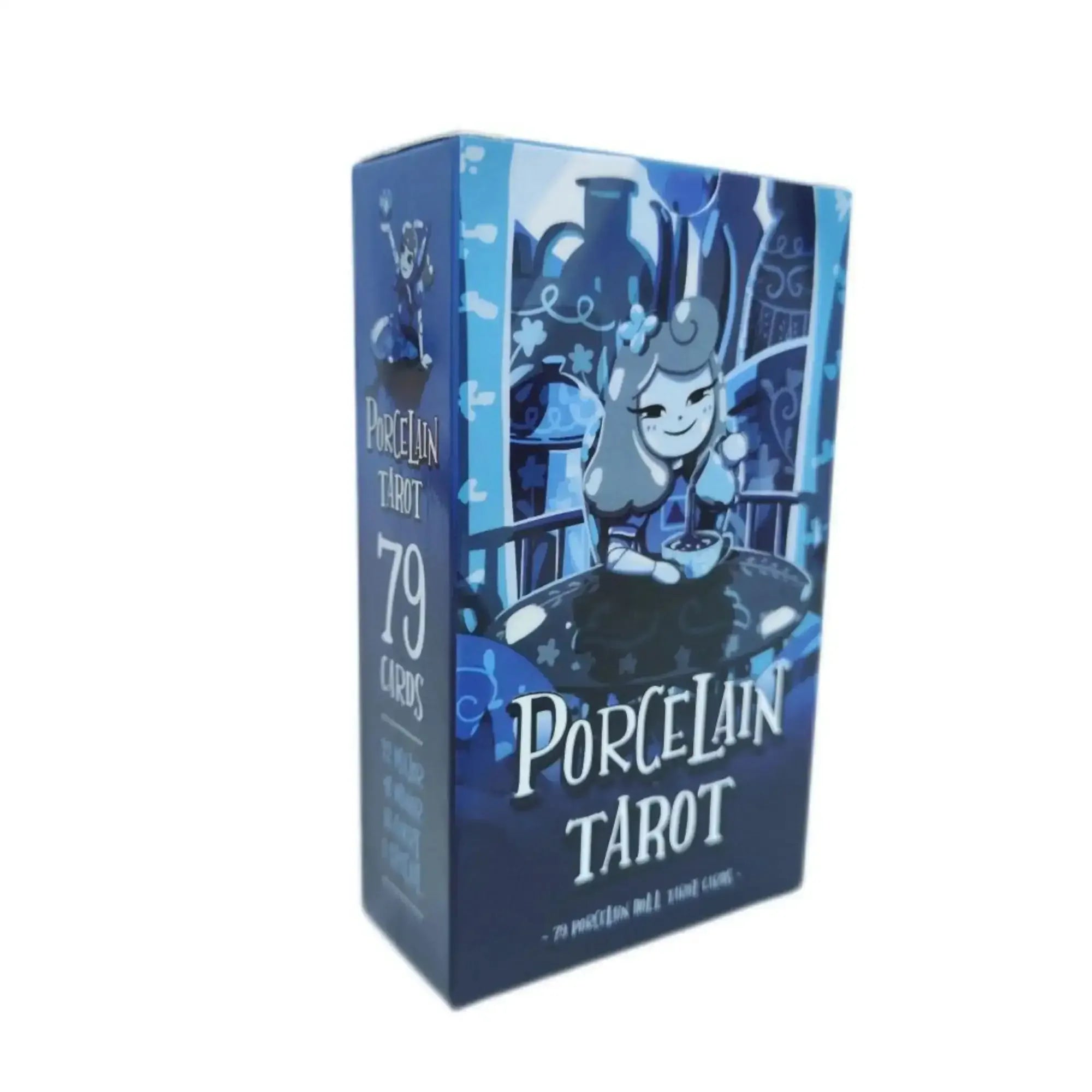 🃏 Porcelain Rider-Waite Tarot Deck – 79 High-Quality Porcelain Cards with Classic Artwork, Full Guidebook for Deep Divination