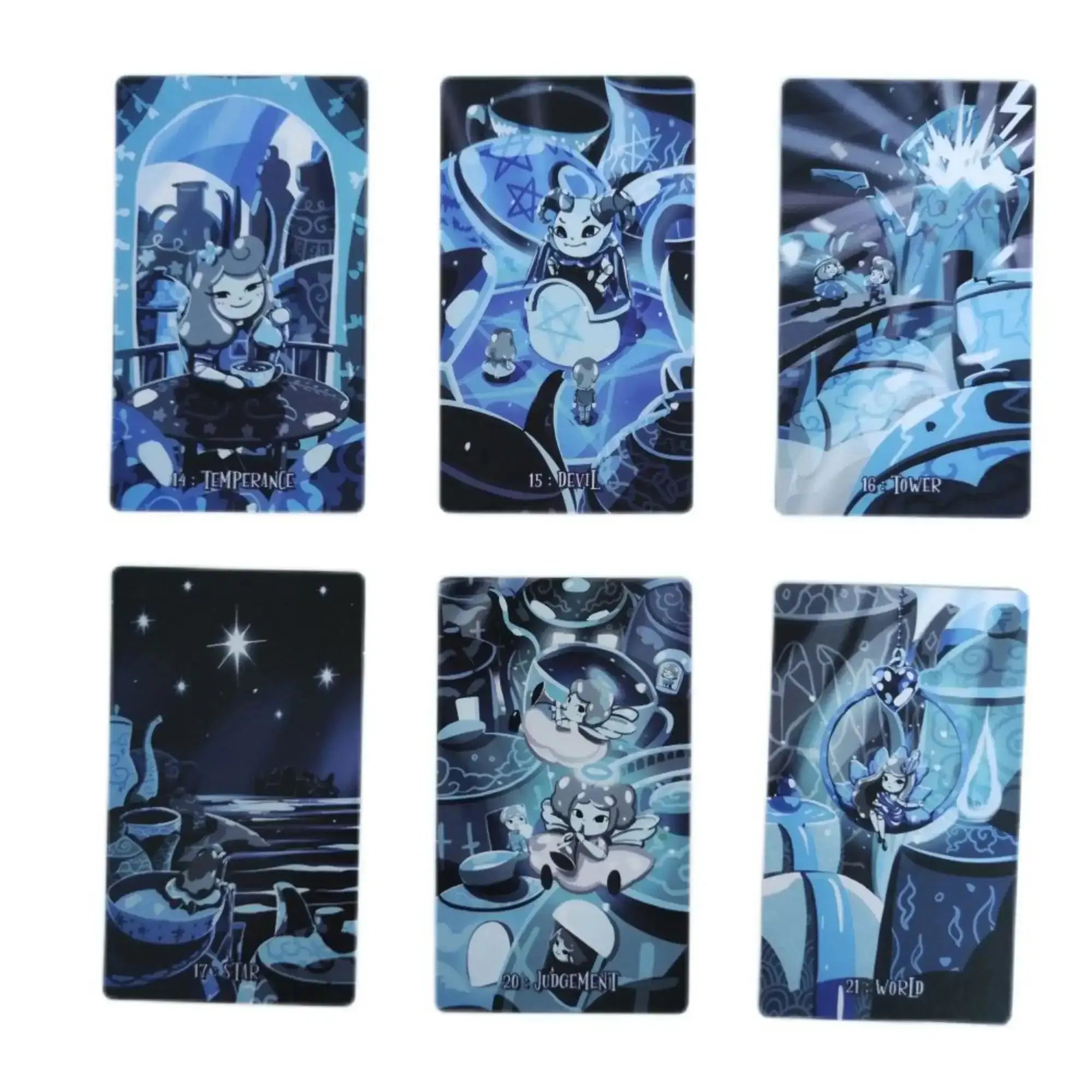 🃏 Porcelain Rider-Waite Tarot Deck – 79 High-Quality Porcelain Cards with Classic Artwork, Full Guidebook for Deep Divination